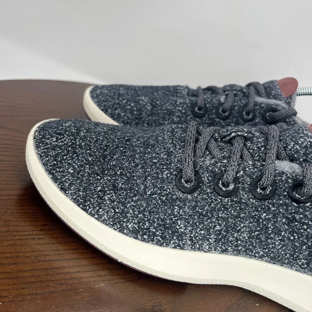 Allbirds‎ Wool Runners Mizzle Shoes Women's 7 Gray Comfort Low Sneakers 1019 NV1